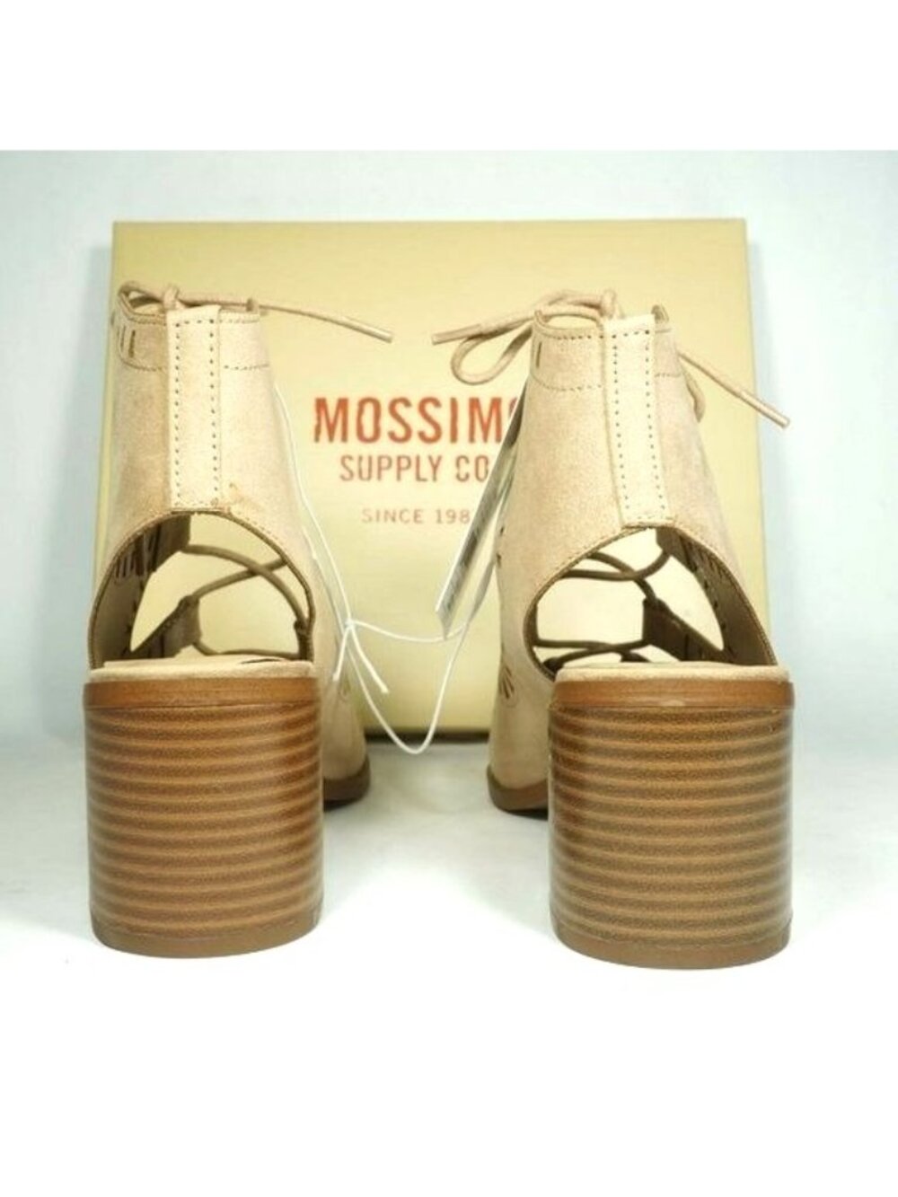 NEW MOSSIMO Women's 5.5 Tan heels sandals wedge Maeve Blush 9601257 - Picture 7 of 8